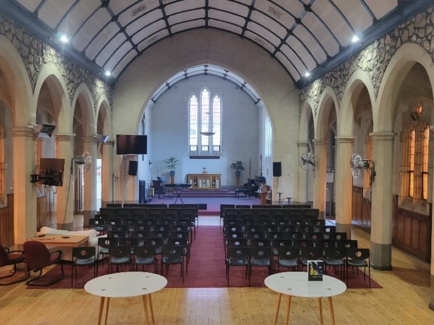 Photo of inside of church